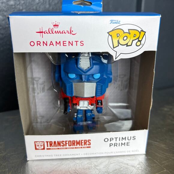 Hallmark Funko Pop! 2022 Transformers OPTIMUS PRIME Christmas Tree Ornament NIB - Picture 5 of 5